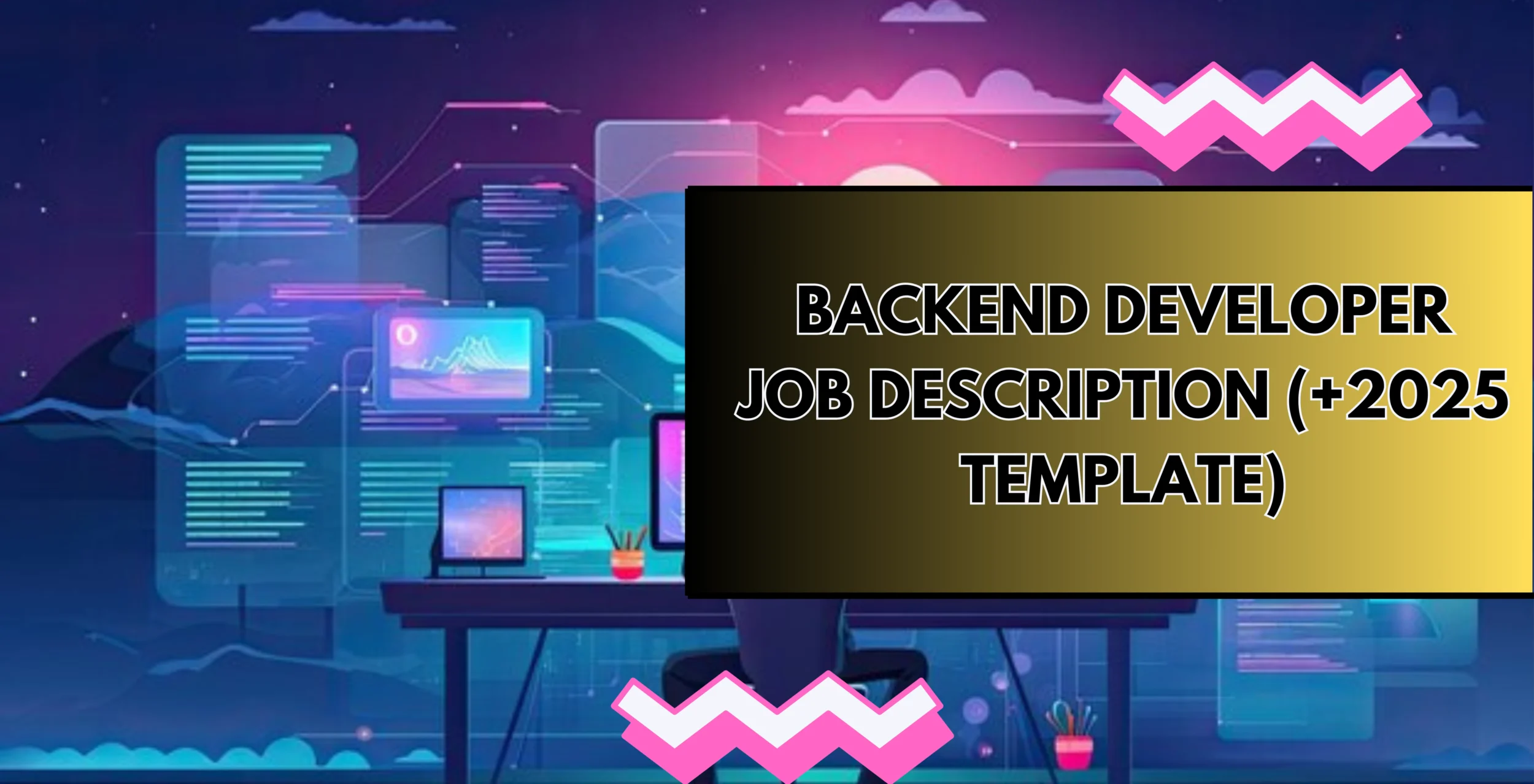 Backend developer job description template