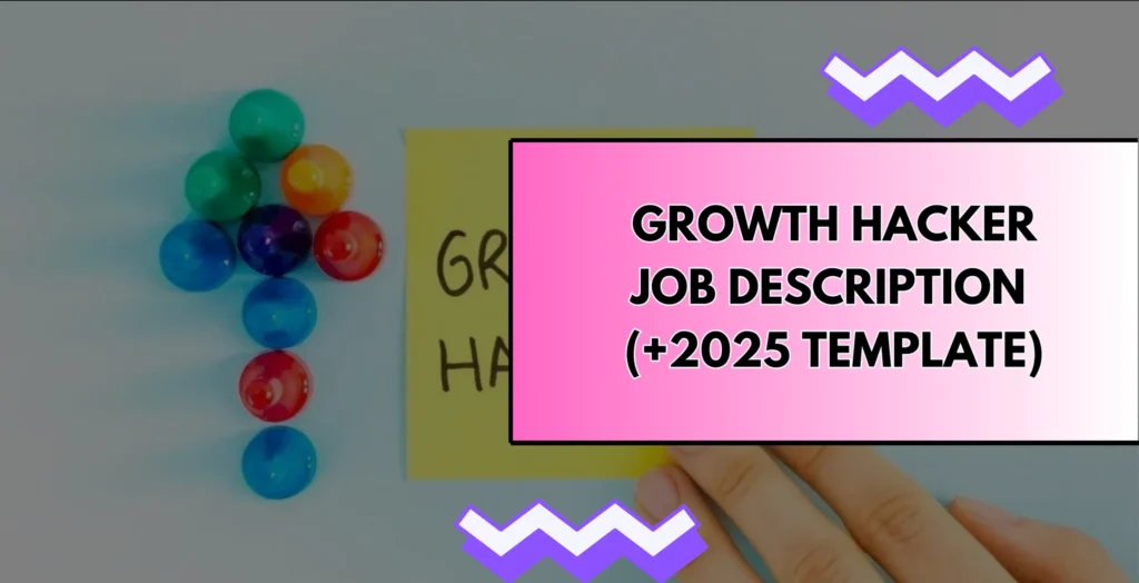 cover image for growth hacker job description template