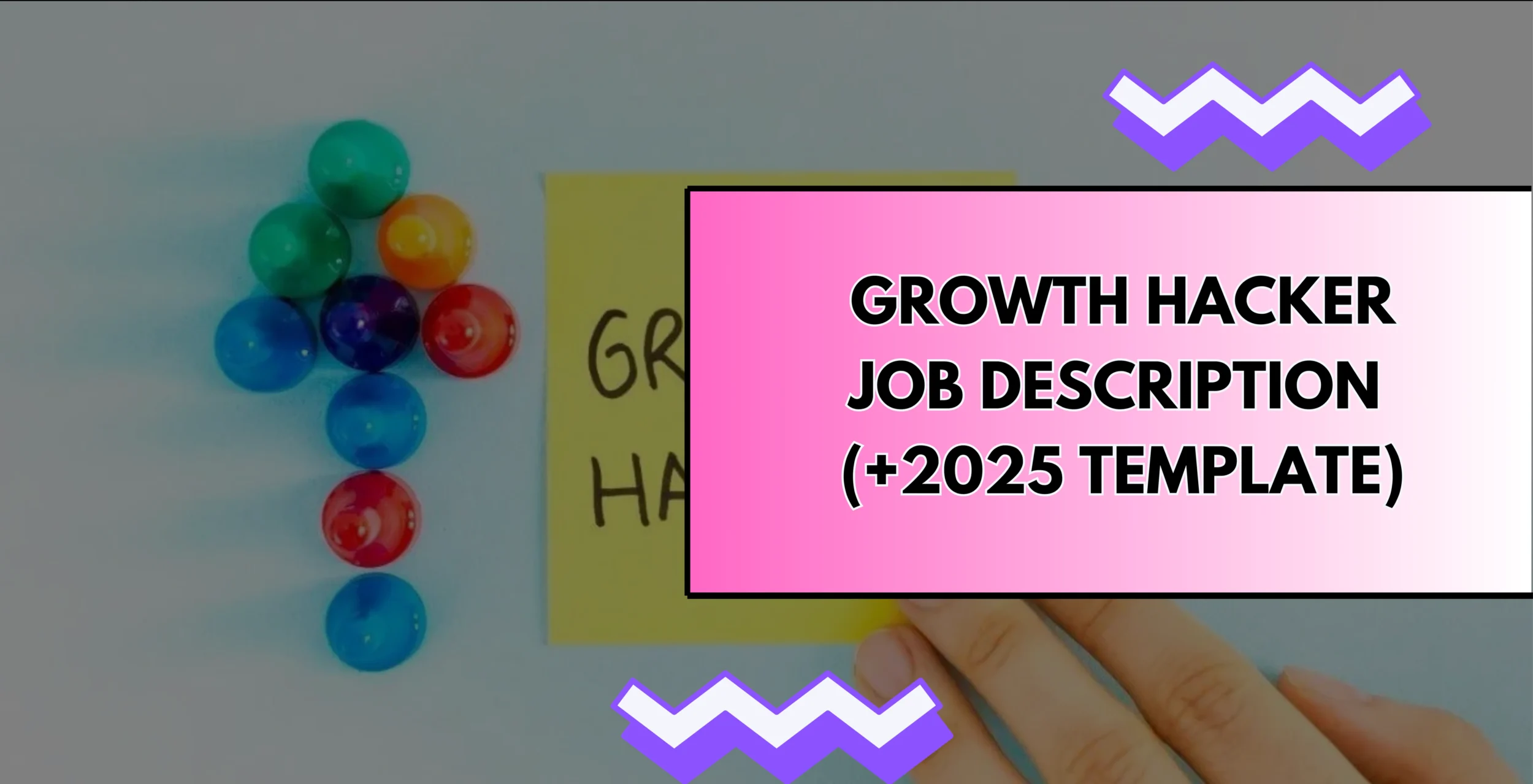 cover image for growth hacker job description template