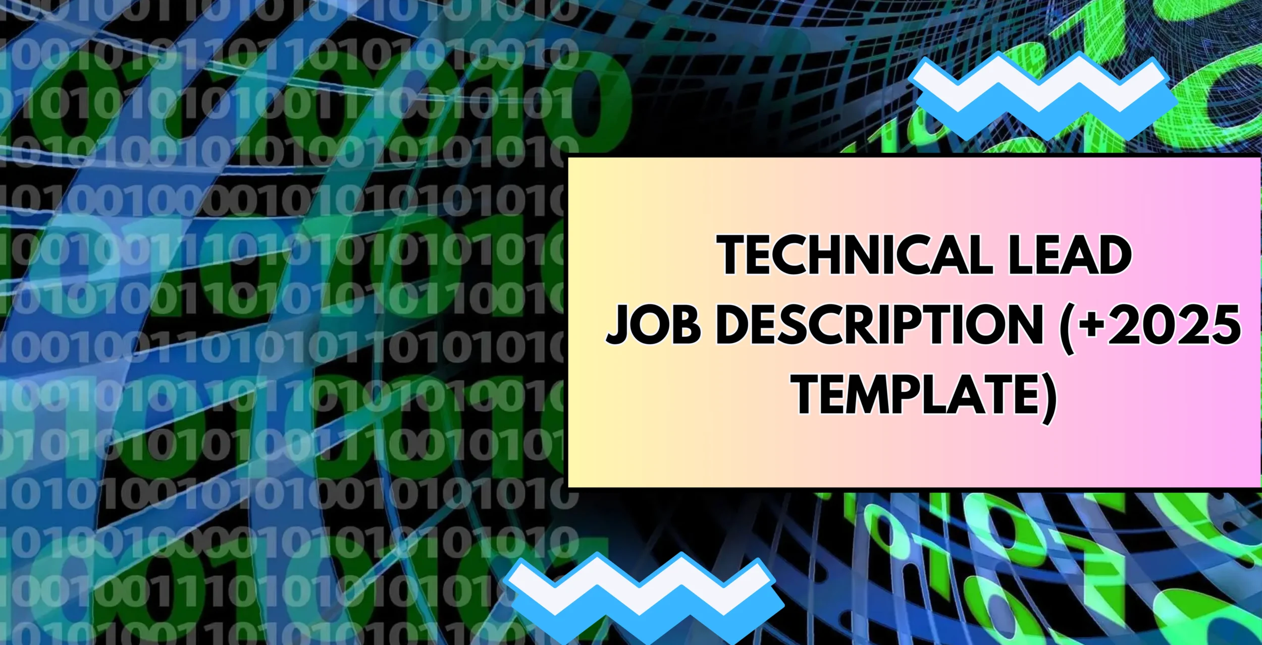cover image for technical lead job description template