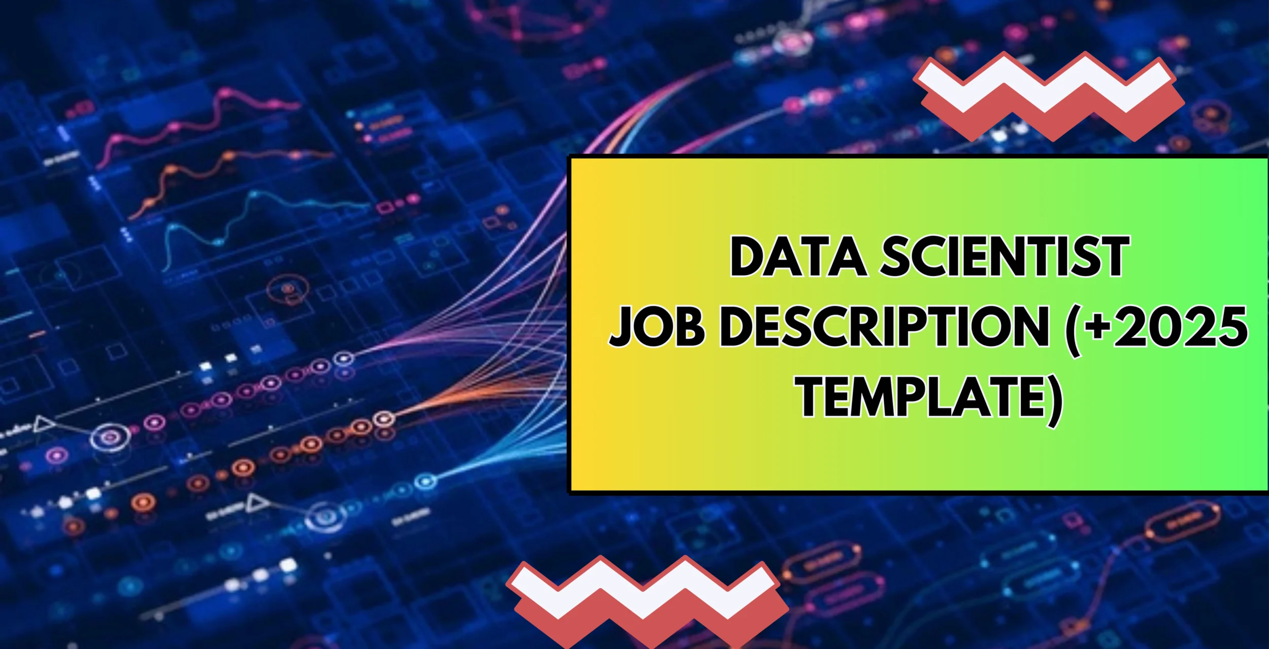 cover image for data analyst job description template